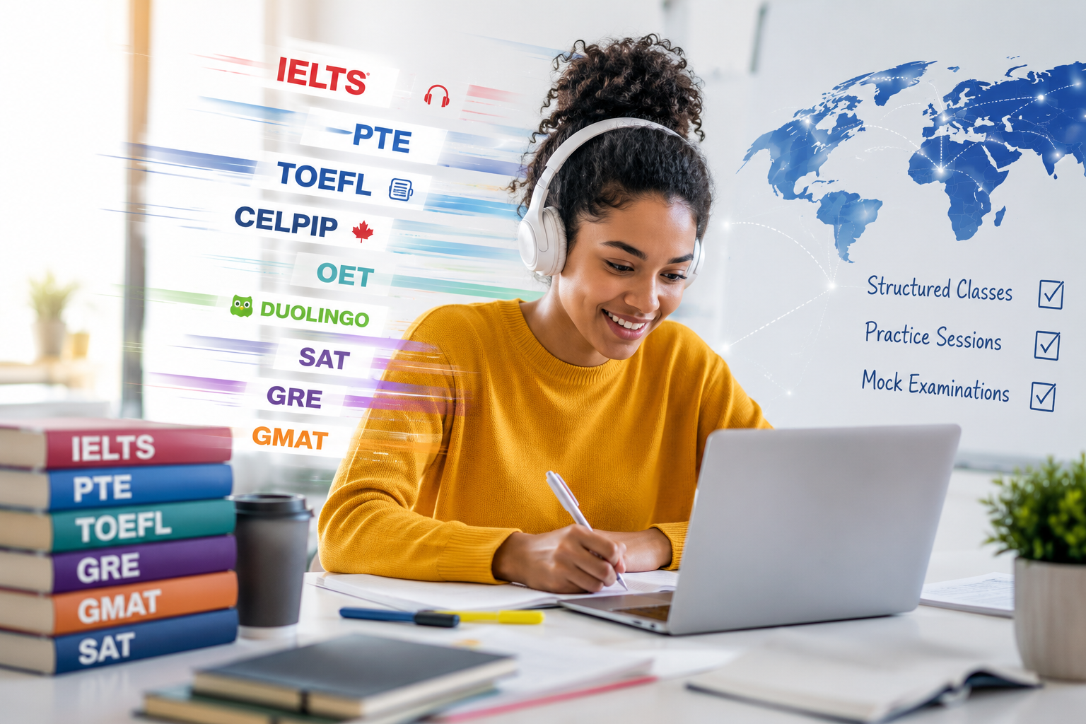 International test preparation
